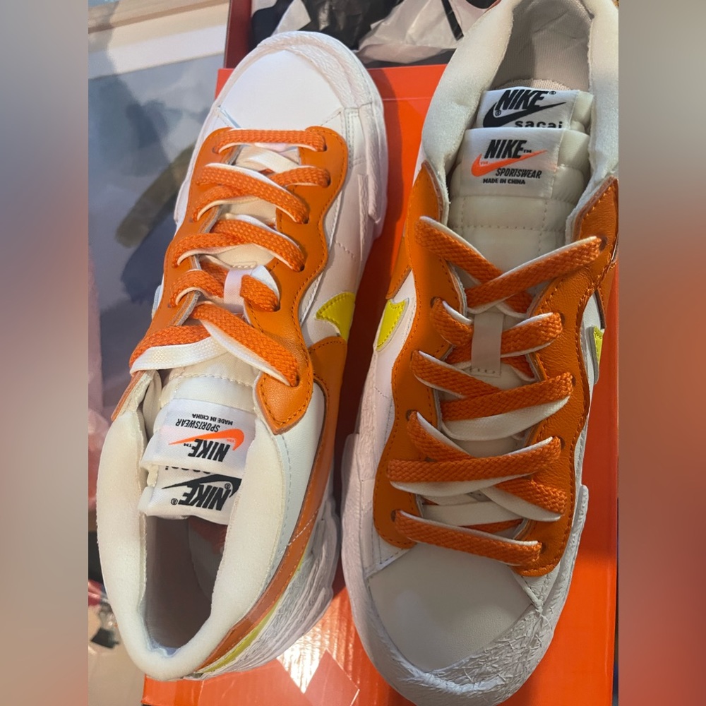 Orange Sacai Blazer Low (Women’s Size 9.5)
